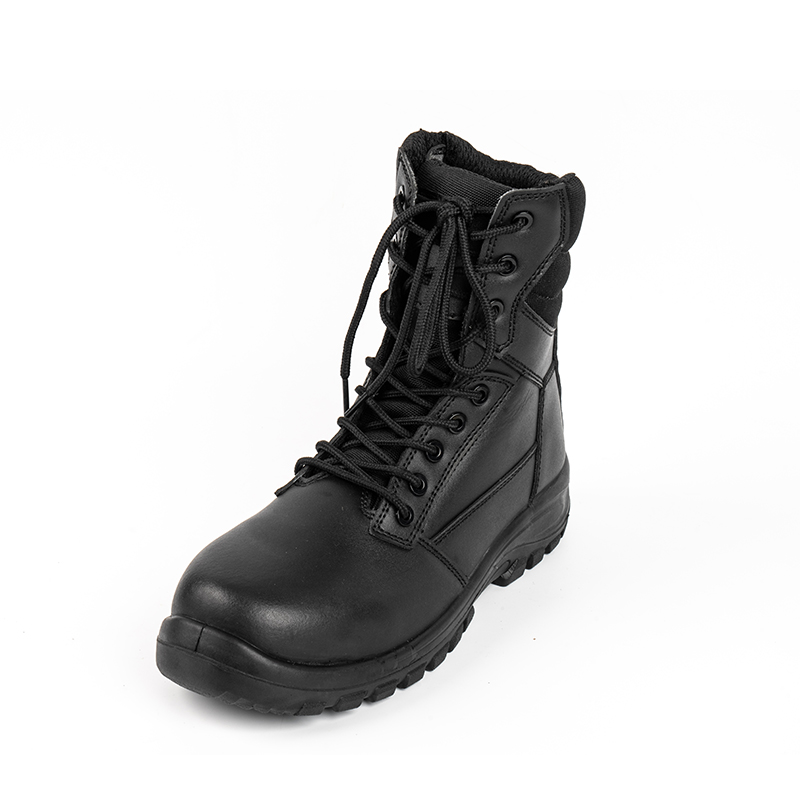 SS362 lehmän haljasnahkaiset teräskärkikengät