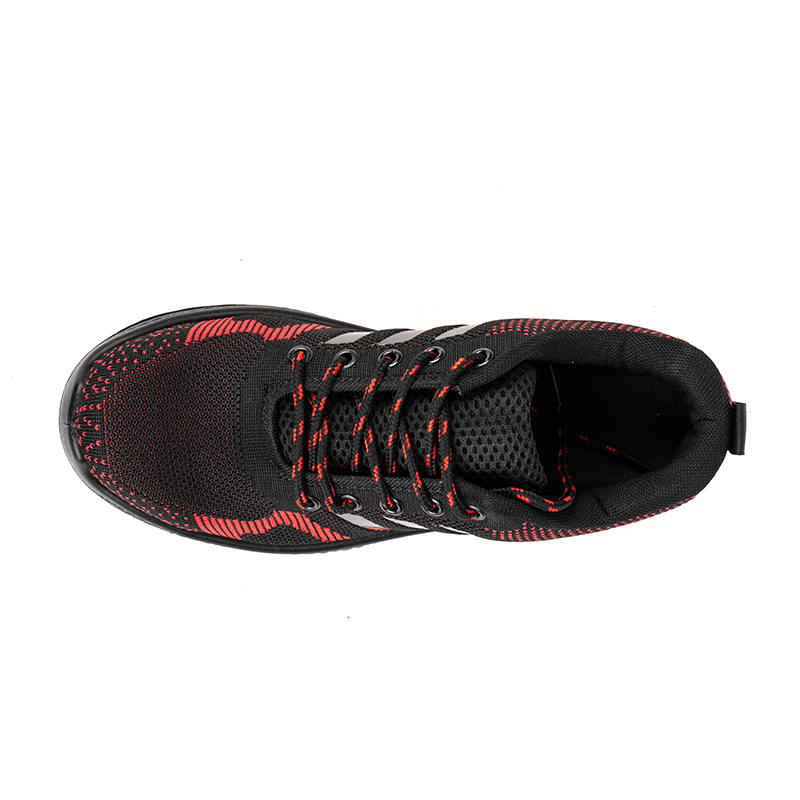 426-Punaiset PU-pohjaiset hengittävät punaiset turvakengät 426-Punaiset PU-pohjaiset hengittävät punaiset turvakengät