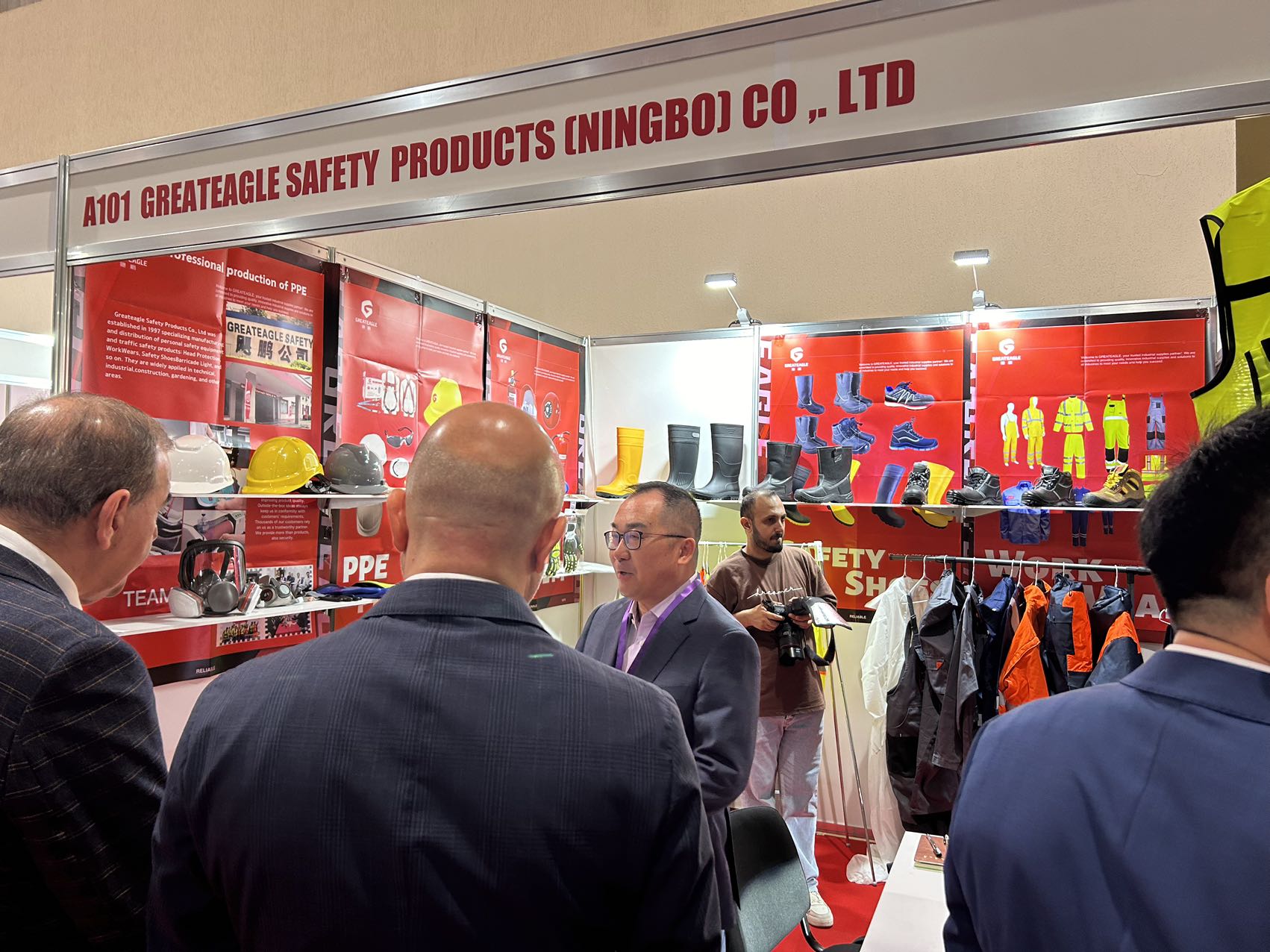 Greateagle Safety Products tekee merkin 2024 World Trade Expo Azerbaidžanin ja Kiinan luoduissa messuissa